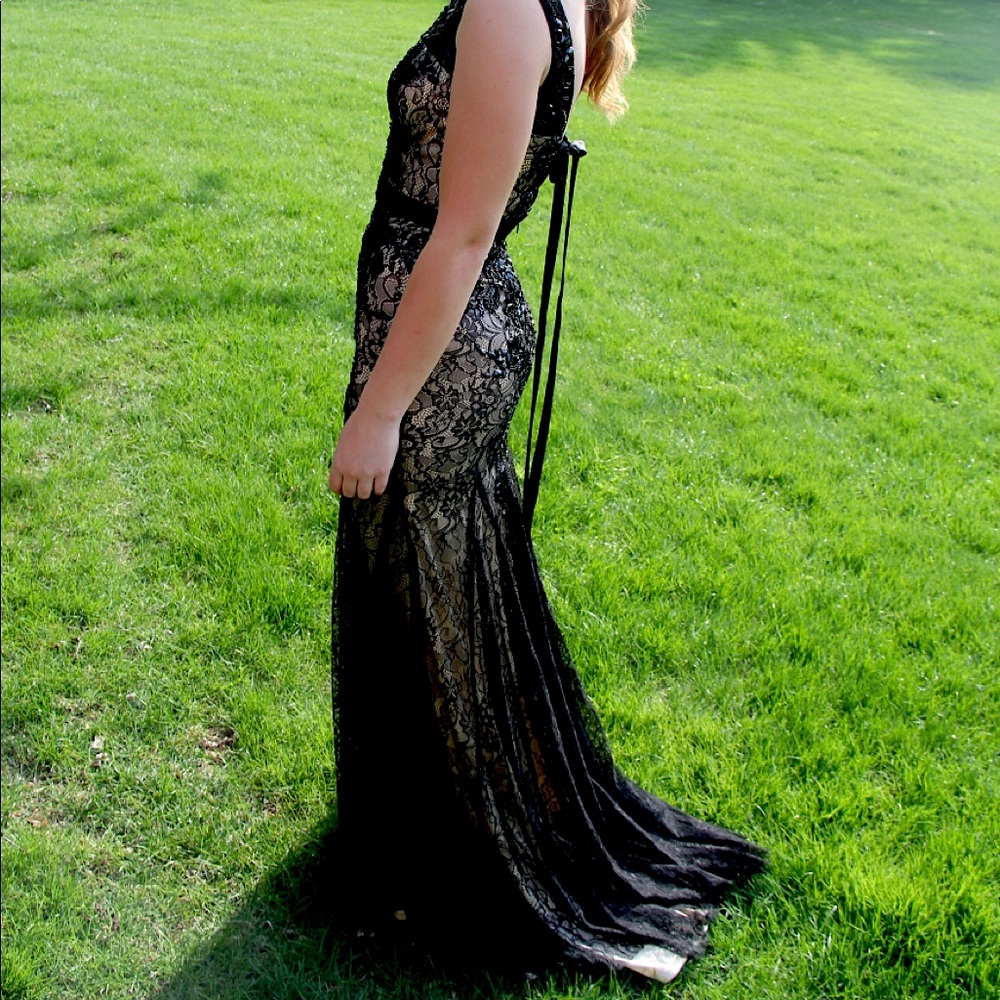 Lace Camille La Vie Prom Dress